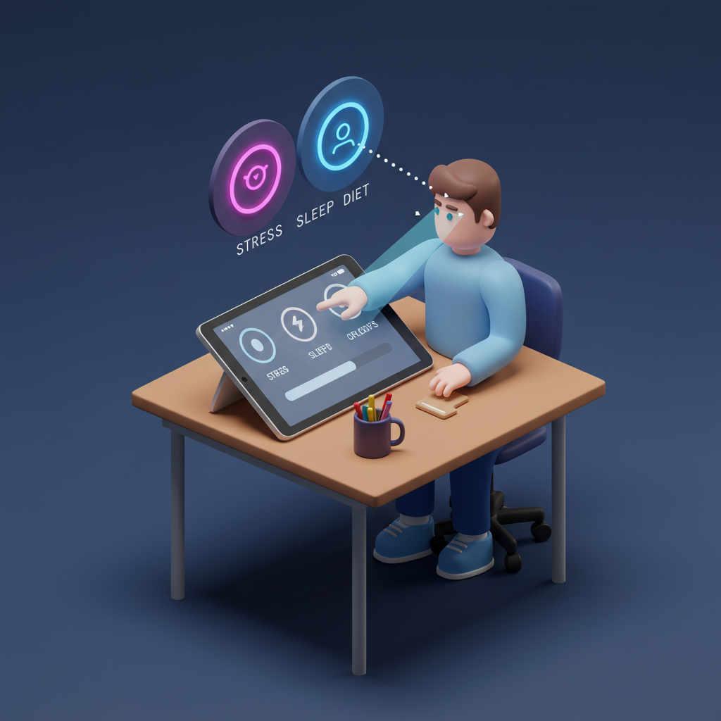 Health eye tracking technology